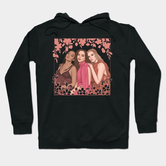 Between Us Flowers 2 || Little Mix Hoodie by CharlottePenn